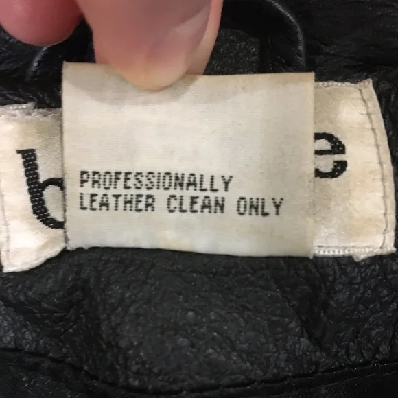 BAGATELLE Vintage Black Hooded Genuine Leather Jacket Womens US Large - Picture 17 of 17